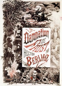Póster de La Damnation de Faust por Hector Berlioz