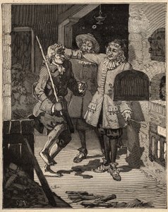 Cerámica: pipa de tierra. El inglés John Astbury (1688-1743) llegó a la casa de los hermanos John Philip y David Elers para robarles el secreto de la nueva loza blanca. Grabado de 1885 en “Les arts et metiers illustres” de Adolphe BITARD. de Unknown artist