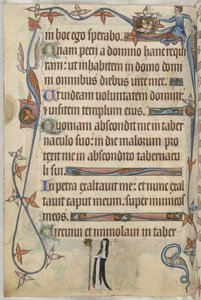 Salmo 26; una abadesa de Unknown artist