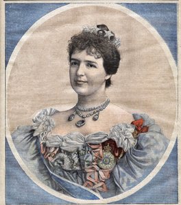Reina María - Amélie de Portugal (1865-1951), nacida Princesa de Orleans, esposa del Rey Carlos I. (1863-1908) de Unknown artist