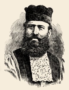 El rabino Benjamin Artom era el Haham de los judíos españoles y portugueses de Gran Bretaña de Unknown artist
