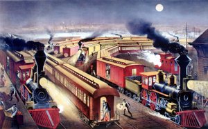 Ferrocarril en los Estados Unidos de Unknown artist