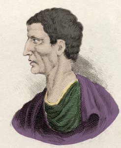 Representación del político romano Lucio Cornelio Sila (138-68 a.C.). Grabado del siglo XIX