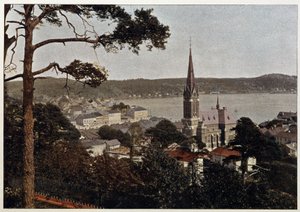 Río de Janeiro, vista del Morro de Gloria, finales del siglo XIX de Unknown artist