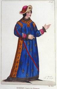 Roberto de Francia, Conde de Clermont (1256-1318). Príncipe capeto. de Unknown artist