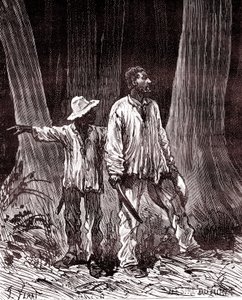 Cazadores de caucho perdidos en la selva brasileña de Unknown artist