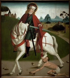 San Martín y el mendigo de Unknown artist