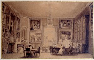Salón de la reina de Holanda Hortense de Beauharnais (1783-1837) en Augsburgo de Unknown artist
