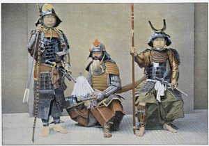 Grupo de samuráis, finales del siglo XIX de Unknown artist