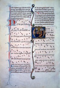 Partitura. Página de un 