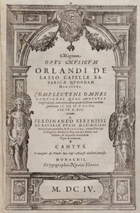 Partitura de Psalmi Poenitentiales de Roland de Lassus (1604) de Unknown artist
