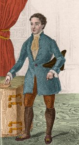 Siglo de las Luces: retrato de Denis Diderot (1713-1784), escritor y filósofo francés. Grabado de 1876. de Unknown artist