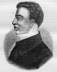 Simon Deutz (1802-1844) o Hyacinthe de Gonzague o Sylvain Delatour - el hombre que entregó a la Duquesa de Berry a las autoridades de la monarquía de julio en 1832 de Unknown artist