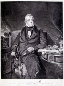 Sir John Walter Scott 1771/1832, escritor y poeta inglés de Unknown artist