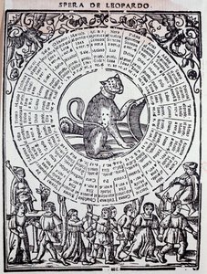 Esfera del Leopardo: Triunfo de la fortuna de Unknown artist