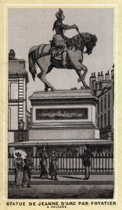 Estatua de Juana de Arco hecha por Foyatier en Orleans, departamento de Loiret y región Centro, Francia de Unknown artist
