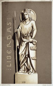 Estatua que representa La Libertad de Chartres de Unknown artist