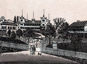 Estocolmo, Suecia: vista de Haselbacken. en “El mundo ilustrado 168 vistas” Sin fecha (finales del siglo XIX) de Unknown artist