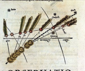 Estudio sobre cometas - en Astronomicon caesarum, tratado del siglo XVI. de Unknown artist