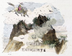 Cuento: El caballo encantado - en Mil y una noches de Unknown artist