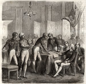 La alianza de 1834 entre el Reino Unido, Francia, España y Portugal para hacer cumplir la Concesión de Evoramonte - Frente a la reclamación de Don Carlos al trono español, la Alianza Cuádruple (Charles-Maurice de Talleyrand - Don Manuel Pando-Fernandez de Unknown artist