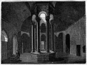Los Baños Árabes de Girona (Gerona) en España. de Unknown artist