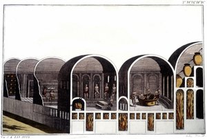 Los Baños de Caracalla en Roma. Grabado de principios del siglo XIX