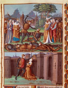 La batalla de los Horacios y los Curiacios de Unknown artist