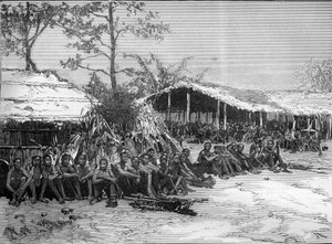 La misión Brazza en África Occidental (Pietro Paolo Savorgnan di Brazza o Pierre Paul François Camille Savorgnan de Brazza)