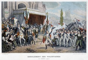 El enrolamiento de voluntarios, 22 de julio de Unknown artist