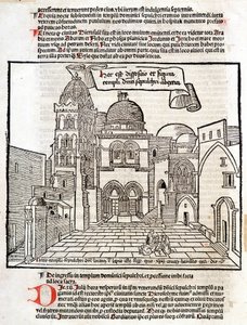 El Santo Sepulcro - en “The Holy Peregrinations” por Bernard de Breydenbach