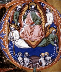 El Juicio Final - en “De civitate dei” de San Agustín, principios del siglo XV. Biblioteca Municipal de Rímini. de Unknown artist