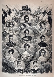 La familia Orleans en 1830 - Luis Felipe de Unknown artist