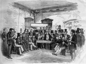 La Bolsa - Buenos Aires, Argentina 1868 de Unknown artist