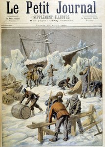 La Expedición Polar de Wellman: Campamento en el Hielo, “El Pequeño Diario”, 27/08/1894 de Unknown artist