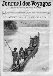 Las aventuras de François Cauche (alrededor de 1606-después de 1638) explorador francés del siglo XVII de Unknown artist