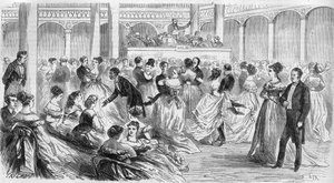 El baile anual de los hombres en la Salle de l
