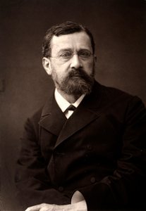 El artista Leon Barillot fotografiado con motivo del Salón de París de 1881