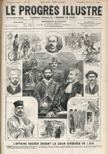 El caso Joseph Vacher “el asesino de pastores” (1869-1898) ante el Tribunal de Asís de Ain - portada de “El progresista-ilustrado” del 30 de octubre de Unknown artist