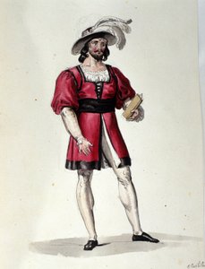 El personaje interpretando la Virilidad en el ballet 