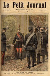 El golpe de estado del 14/04/1893 de Alejandro I Obrenovic de Unknown artist