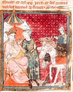 La despedida del caballero Roldán a su tío Carlomagno (742-814)