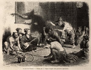 El juego del zorro, se practica acompañado de cantos y golpes de manos, tipo de juego de morir, donde cada jugador debe imitar una figura con sus manos, el perdedor es condenado a beber una copa de alcohol, a veces cuando el juego es demasiado monótono, se
