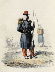 La infantería ligera del ejército francés durante la expedición de Argel en 1830, en 