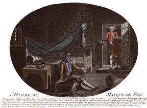 El hombre de la máscara de hierro en prisión - L
