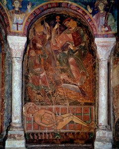 El martirio de San Lorenzo (210/220-258) murió en la parrilla de Unknown artist