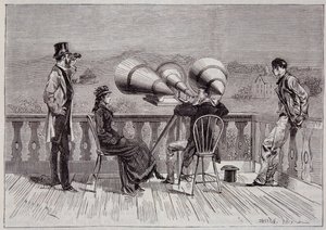 El megáfono de Thomas Edison - en “La Nature” 1878 de Unknown artist