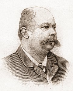 Los miembros de la Academia Francesa en 1895: retrato de Henri (Henry) Meilhac (1831-1897), dramaturgo francés. de Unknown artist