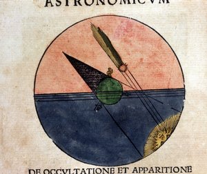 El fenómeno de los cometas - en Astronomicon caesarum, tratado del siglo XVI de Unknown artist