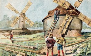 La profesión de fabricante de molinos de viento a principios del siglo XVIII